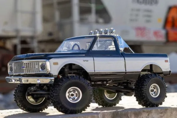 SCX24 CHEVROLET C10 4WD 1967-1972- RTR ROCK CRAWLER 1:24 - NERO