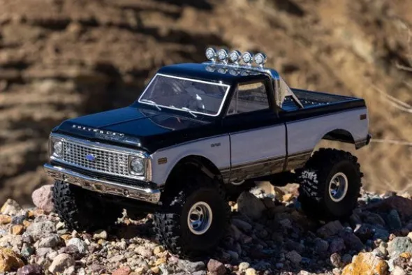 SCX24 CHEVROLET C10 4WD 1967-1972- RTR ROCK CRAWLER 1:24 - NERO
