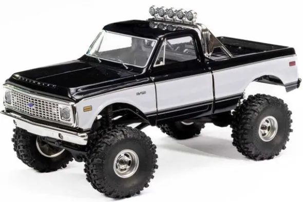 SCX24 CHEVROLET C10 4WD 1967-1972- RTR ROCK CRAWLER 1:24 - NERO