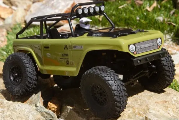 SCX24 DEADBOLT 4X4 - RTR ROCK CRAWLER 1:24 - VERDE