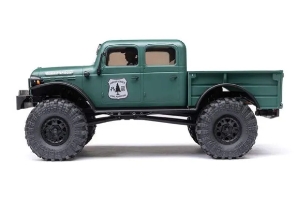 SCX24 DODGE POWER WAGON 4X4 - RTR CRAWLER 1:24 - VERDE