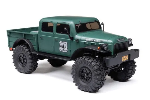 SCX24 DODGE POWER WAGON 4X4 - RTR CRAWLER 1:24 - VERDE
