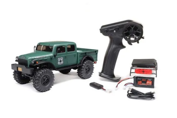 SCX24 DODGE POWER WAGON 4X4 - RTR CRAWLER 1:24 - VERDE
