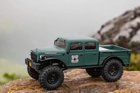 SCX24 DODGE POWER WAGON 4X4 - RTR CRAWLER 1:24 - VERDE