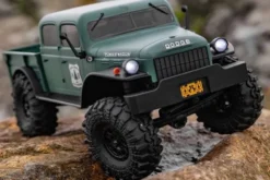 SCX24 DODGE POWER WAGON 4X4 - RTR CRAWLER 1:24 - VERDE