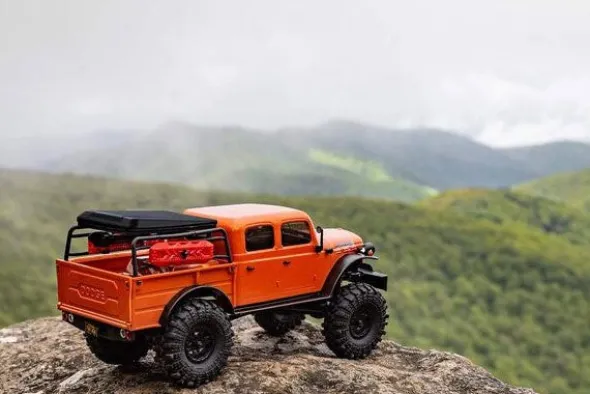 SCX24 DODGE POWER WAGON 4X4 - RTR CRAWLER 1:24 - ARANCIO