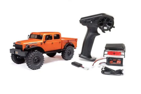 SCX24 DODGE POWER WAGON 4X4 - RTR CRAWLER 1:24 - ARANCIO