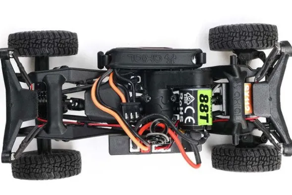 SCX30 FORD BRANCO 4X4 - RTR CRAWLER 1:30 - BLU
