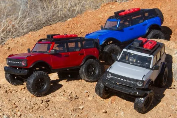 SCX24 FORD BRONCO 2021 - RTR SCALER 1:24 - BLU