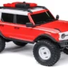 SCX24 FORD BRONCO 4X4 BRUSHED + BATTERIA E CARICABATTERIA - RTR SCALER 1:24 - ROSSO