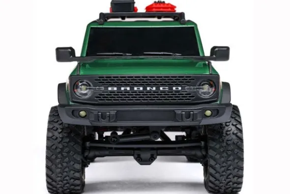 SCX24 FORD BRONCO 4X4 BRUSHED + BATTERIA E CARICABATTERIA - RTR SCALER 1:24 - VERDE