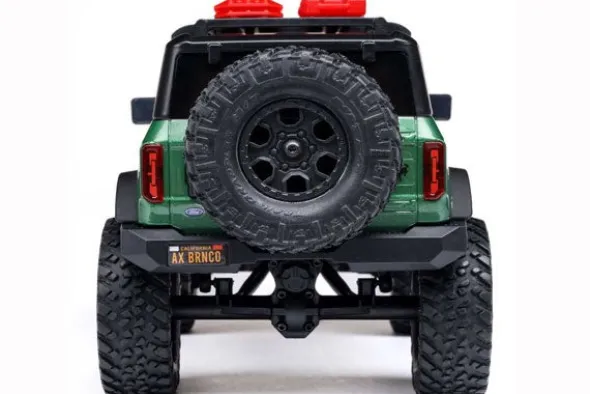SCX24 FORD BRONCO 4X4 BRUSHED + BATTERIA E CARICABATTERIA - RTR SCALER 1:24 - VERDE