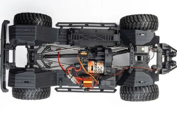 SCX10 III MOTOBILT WAYPOINT JEEP JT GLADIATOR 4X4 BRUSHED - RTR CRAWLER 1:10 - BROWN