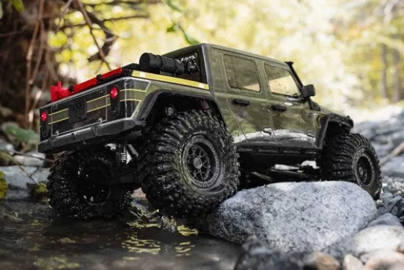 SCX10 III MOTOBILT WAYPOINT JEEP JT GLADIATOR 4X4 BRUSHED - RTR CRAWLER 1:10 - VERDE