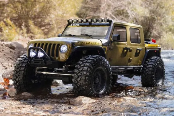 SCX10 III MOTOBILT WAYPOINT JEEP JT GLADIATOR 4X4 BRUSHED - RTR CRAWLER 1:10 - VERDE