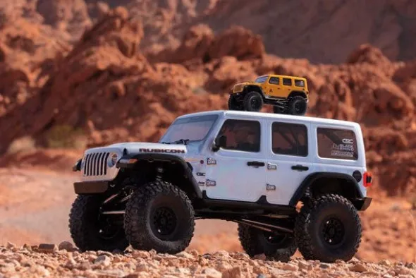 SCX6 JEEP JLU WRANGLER BRUSHLESS - RTR CRAWLER 1:6 - ARGENTO
