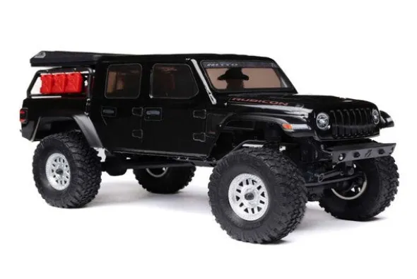 SCX24 JEEP JT GLADIATOR - RTR ROCK CRAWLER 1:24 - NERO