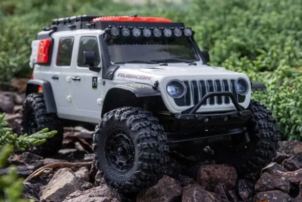SCX30 JEEP WRANGLER JLU 4X4 - RTR CRAWLER 1:30 - BIANCO