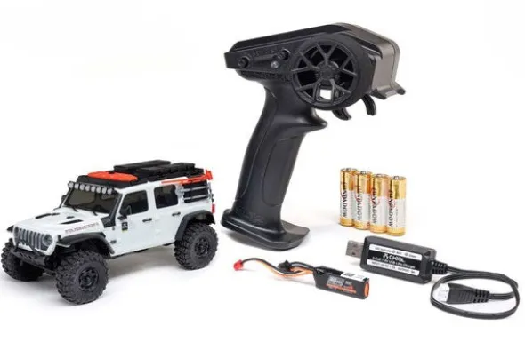 SCX30 JEEP WRANGLER JLU 4X4 - RTR CRAWLER 1:30 - BIANCO