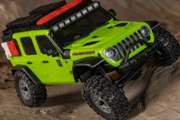 SCX30 JEEP WRANGLER 4X4 JLU - RTR CRAWLER 1:30 - VERDE