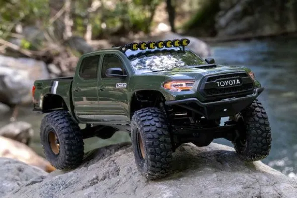 SCX30 TOYOTA TACOMA TRD PRO EXTREME4X4 - RTR CRAWLER 1:30 - VERDE
