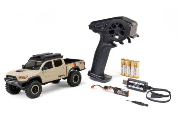 SCX30 TOYOTA TACOMA TRD PRO EXTREME4X4 - RTR CRAWLER 1:30 - SABBIA