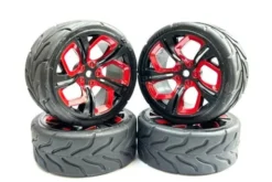 SET GOMME SPEEDGRIP INCOLLATE SU CERCHI DEVIL - STRADALI CON CERCHIO - 4 PEZZI