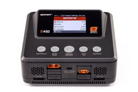 S450 G2 SMART CHARGER - AC/DC 4x50W LIPO 1/6S NIMH 1/16S NI-XX