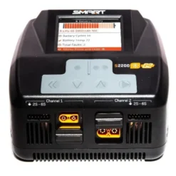 S2200 G2 SMART CHARGER - AC 2x200W 0.1-20.0A - LIPO 2/6S NIMH 1/16S [LI-XX / NI-XX]