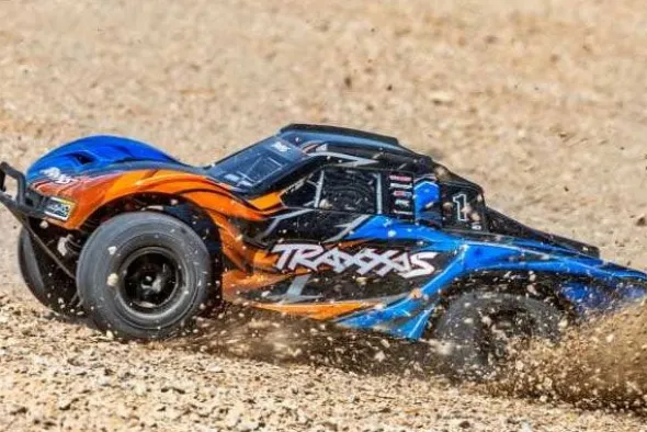 SLASH 4WD VX3 BRUSHLESS - RTR SHORT COURSE 1:10 - ARANCIO/BLU
