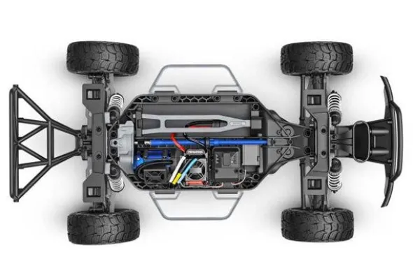 SLASH 4WD VX3 BRUSHLESS - RTR SHORT COURSE 1:10 - ARANCIO/BLU
