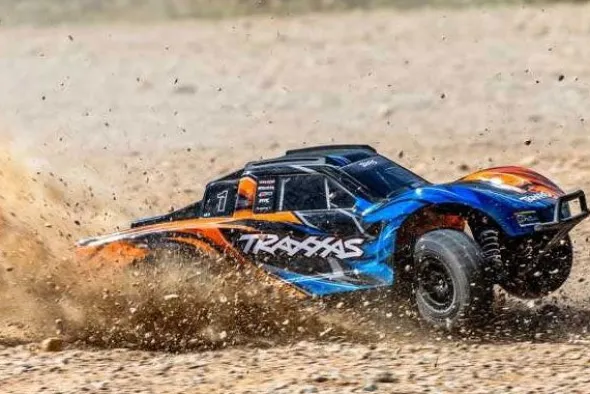 SLASH 4WD VX3 BRUSHLESS - RTR SHORT COURSE 1:10 - ARANCIO/BLU