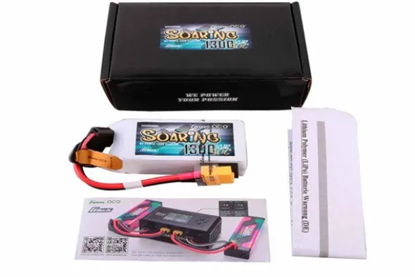 SOARING BATTERIA LIPO 3S 11.1V-1300-30C G-TECH (XT60)