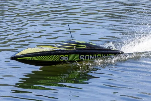 SONICWAKE V3 36" - RTR MOTOSCAFO - NERO