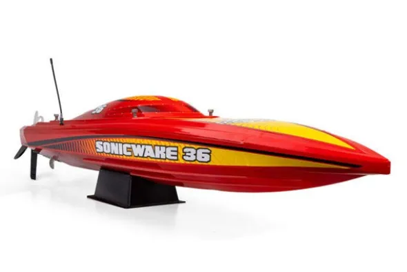 SONICWAKE V3 36" - RTR MOTOSCAFO - ROSSO
