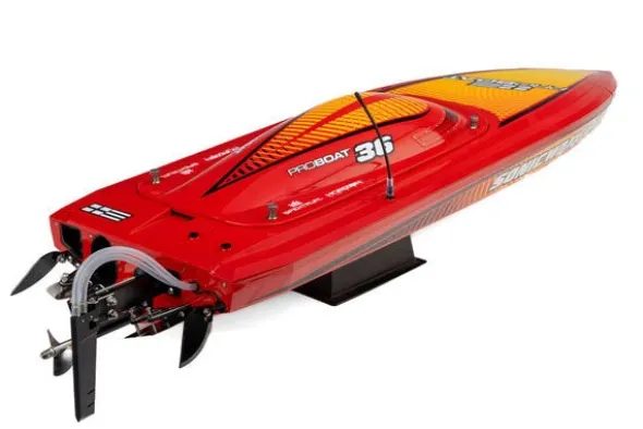 SONICWAKE V3 36" - RTR MOTOSCAFO - ROSSO
