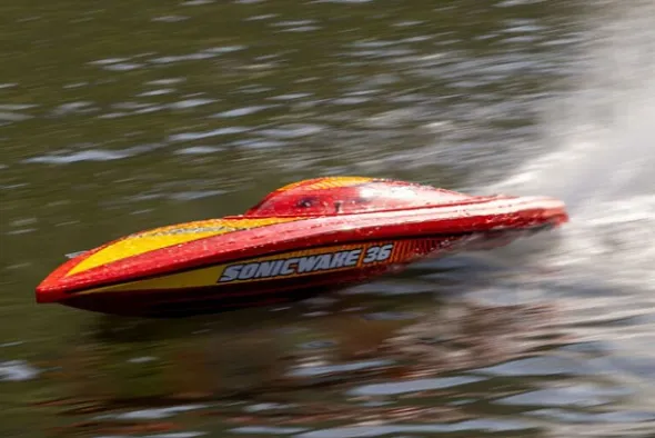 SONICWAKE V3 36" - RTR MOTOSCAFO - ROSSO