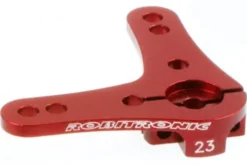 SQUADRETTA ALLUMINIO DOPPIO BRACCIO 90° 23T - ROSSO