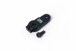 SQUADRETTA SERVO ALLUMINIO 25 DENTI - NERO