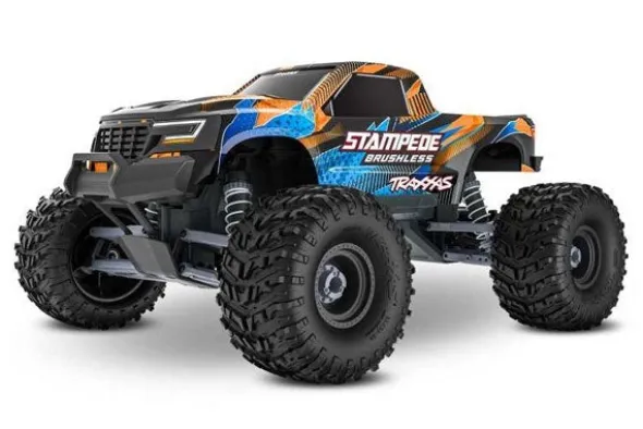STAMPEDE 2WD VX3 BRUSHLESS - RTR MONSTER TRUCK 1:10 - ARANCIO