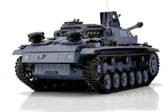 STURMGESCHUTZ III VERSION G GRIGIO PALLINI / INFRAROSSI 1:16 - GRIGIO