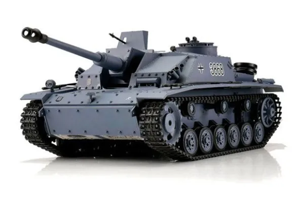 STURMGESCHUTZ III VERSION G GRIGIO PALLINI / INFRAROSSI 1:16 - GRIGIO