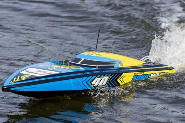 SUPER SONICWAKE 48" 8S - RTR MOTOSCAFO - BLU