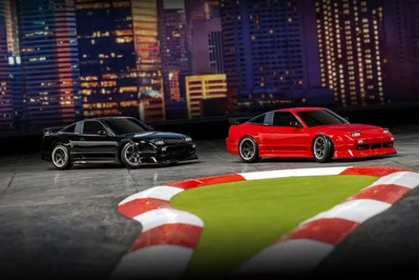 4-TEC DRIFT NISSAN 240SX - RTR ON-ROAD 1:10 - ROSSO