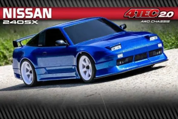 4-TEC 2.0 NISSAN 240SX VX3 BRUSHLESS - RTR ON-ROAD 1:10 - BLU