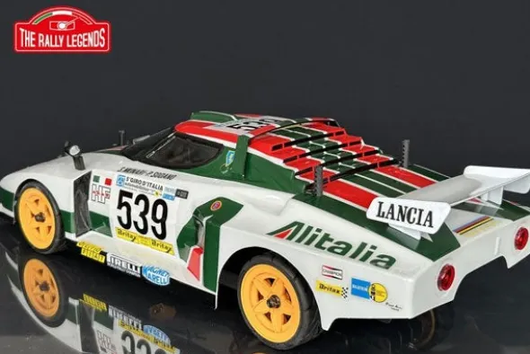 THE RALLY LEGENDS - LANCIA STRATOS TURBO ALITALIA 1977 - RTR RALLY 1:10