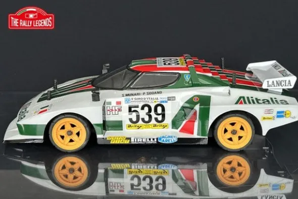 THE RALLY LEGENDS - LANCIA STRATOS TURBO ALITALIA 1977 - RTR RALLY 1:10