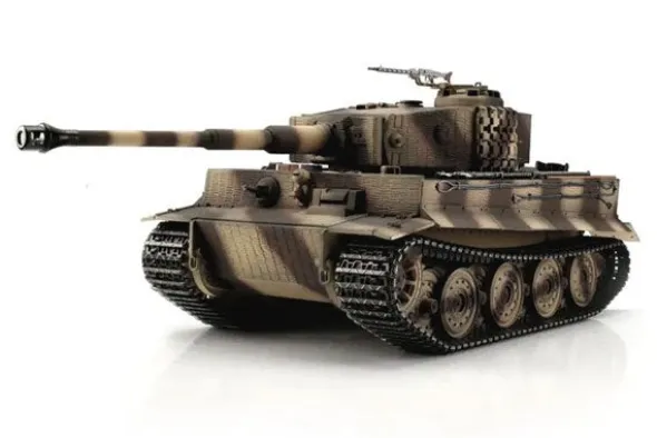 TIGER 1 LATE VERSION - INFRAROSSI 1:16 - DESERT - FUMO CANNONE