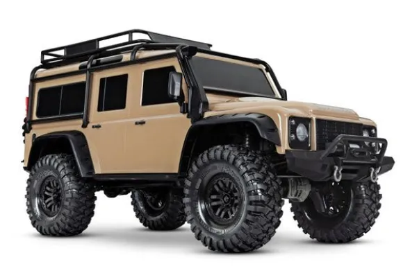 TRX-4 LAND ROVER DEFENDER - CLIPLESS - RTR CRAWLER 1:10 - SAND