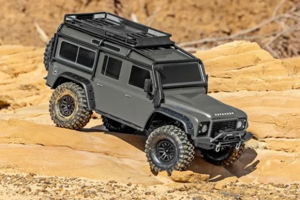 TRX-4 LAND ROVER DEFENDER - CLIPLESS - RTR CRAWLER 1:10 - SILVER